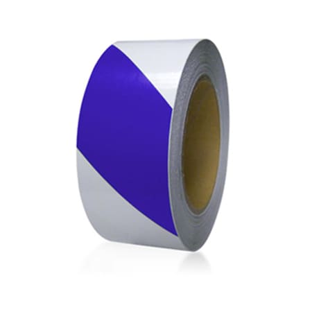 Diy Industries Floormark - Blue And White Stripe 2 In. X 100 Ft. 25-600-2100-674